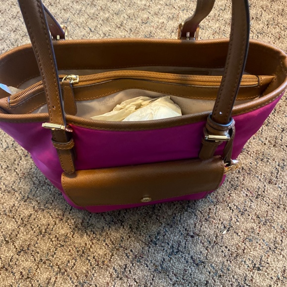 Michael Kors Pink Jet Set Nylon Tote - Picture 2 of 3